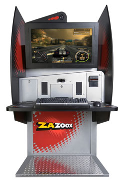 Zazoox internet game kiosk